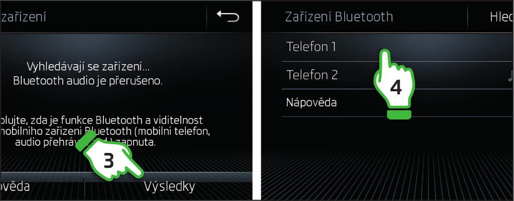 Seznam podporovaných telefonů naleznete na internetové stránce http://go.skoda.eu/compatibility, viz QR kód.