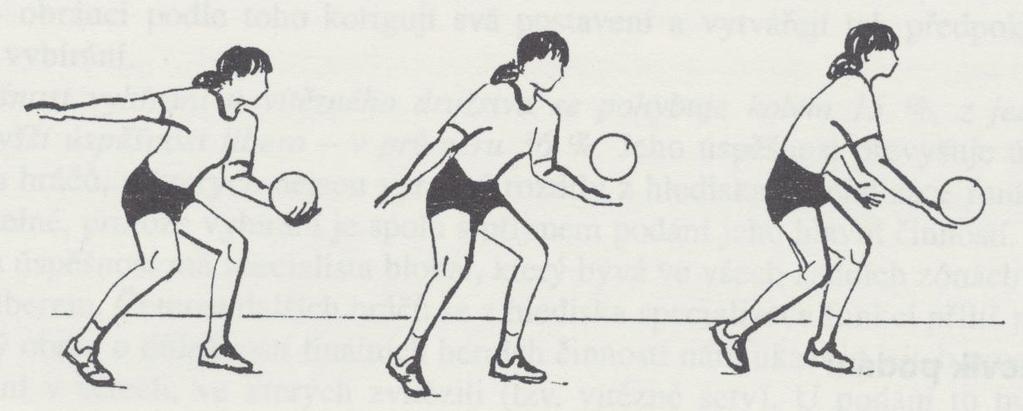 2. Červený minivolejbal Důležité je, aby hráč zvládl zastavovací dvojkrok a imitační cvičení pro správnou polohu těla při odbití bagrem. 3.