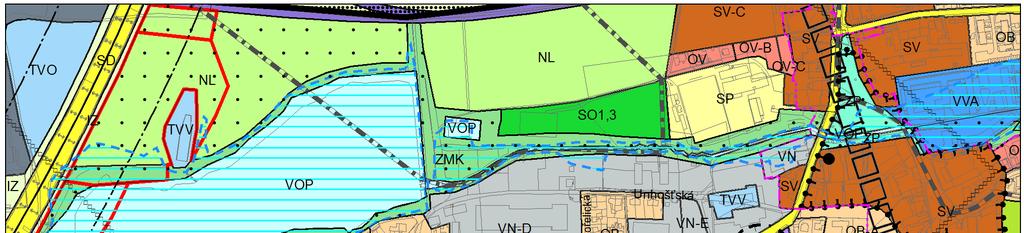 Územní plán stávající stav Územní plán návrh Charakteristika jednotlivých složek ŽP v území Geologické geomorfologické a hydrogeologické poměry Dle regionálního geomorfologického členění ČR patří