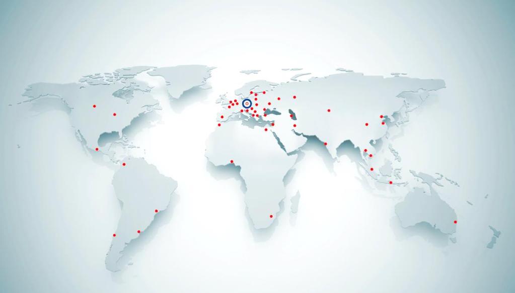 Zahraniční síť CzechTrade - 51 zemí na 5 kontinentech Národní proexportní organizace založená MPO s cílem rozvíjet zahraniční obchod
