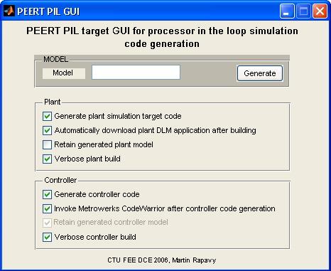 KAPITOLA 6. PEERT PIL TARGET 46 Dále obsahuje soubor project.mcp - projekt pro Metrowerks CodeWarrior.