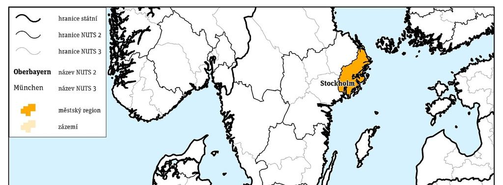 11 Porovnání se zahraničními regiony Pro mezinárodní porovnání, které je o to důležitější, že v České republice není žádný další region s charakteristikami jako