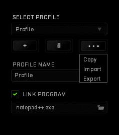 Profil S pomocí profilu si můžete vytvořit komplexní systém dílčích nastavení dle svých individuálních potřeb, přičemž můžete mít k dispozici nekonečné množství profilů.