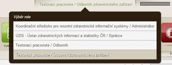 Uživatelská příručka Obrázek 1 - Uživatel s více aplikačními rolemi Definované uživatelské role, společně s přihlašovacím jménem (login) a heslem, zajišťují jednoznačnou identifikaci, autentizaci a