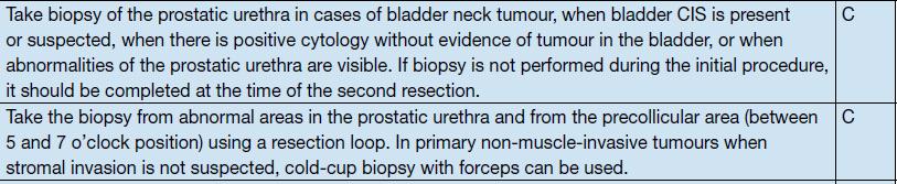 Biopsie z prostatické uretry studená biopsie nemusí zachytit CIS lokalizovaný v prostatických