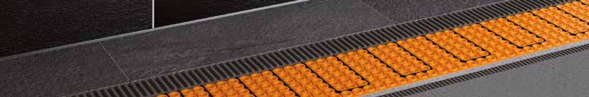 Schlüter -DITRA-HEAT-DUO Rychlé teplo ve správný čas na správném místě Schlüter-DITRA-HEAT-DUO s vestavěnou termickou bariérou zajišťuje, aby teplo od topných kabelů během natápěcí fáze již nebylo