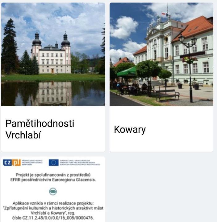 2017 - Popis projektu: Projekt města Vrchlabí a Kowary pracuje s historickými a kulturními atraktivitami,