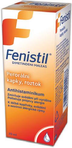 189,- 169,- -11% HŘEJIVÁ/CHLADIVÁ MAST Fenistil 1 mg/ml