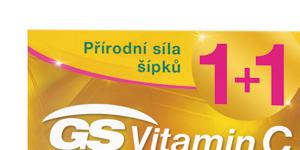GS Vitamin C 500 se šípky 70+70 tablet 189,- -13% (1