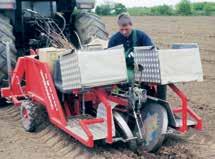 podmínek, dále sázecí stroje Transplanter