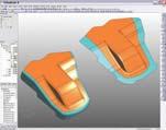 Eliminujte hodiny manuální práce díky funkcím Automatický přístřih ve směru plochy pro rozvinutí obecných tvarů ve 3D geometrii.