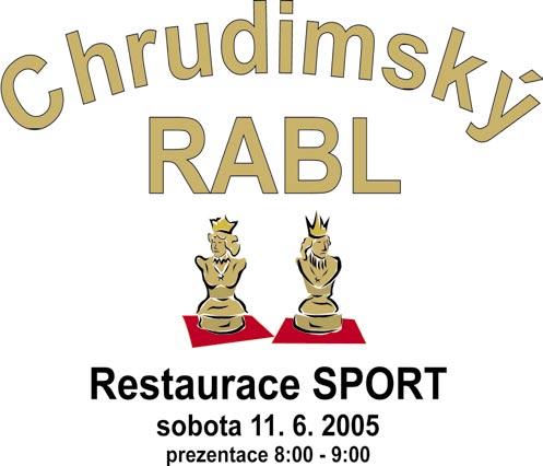 TJ ŠO + DDM Chrudim ve spolupráci s restaurací Sport pořádá 1. ROČNÍK CHRUDIMSKÝ RABL Termín: sobota 11. 6. 2005 Místo: Restaurace Sport, Novoměstská 56, Chrudim II Prezentace: 7,45-9,00 hodin, 1.