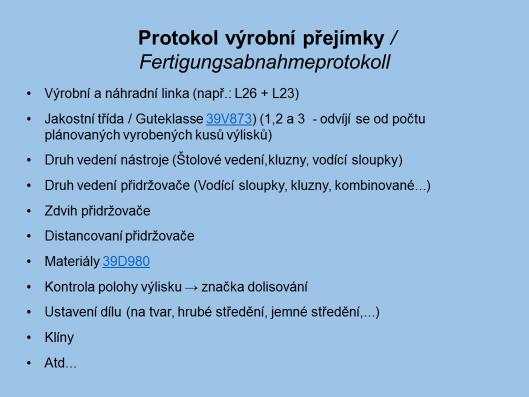 Obr. 21 - Obecná konstrukce lisovacích nástrojů - list 2 Zdroj: Návodka