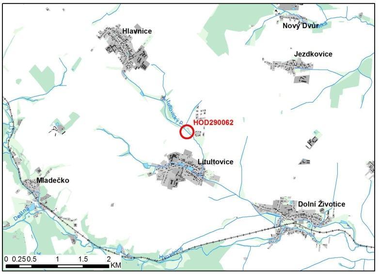 List opatření 1. Název Opatření LB přítok Litultovického potoka v ř. km 2.05, Choltice - zhotovení suché nádrže Mapka 2. Kód opatření HOD217205 3. Typ listu opatření K 4. Aspekt zvládání pov.