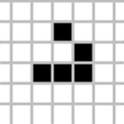 .: Conway s Game of Life (Hra života) Dvourozm rná hrací plocha Hry života se znázor uje jako tvercová sí.