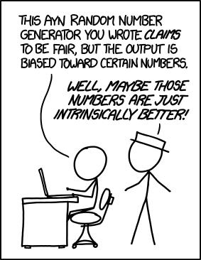 Náhodná čísla: xkcd htts://xkcd.