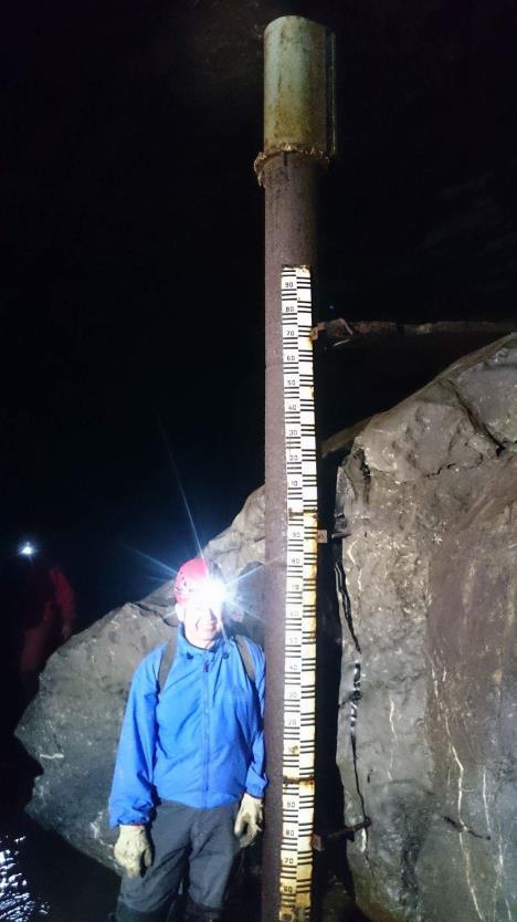 I v podzemí se měří voda Dne 18. června 2017 proběhla exkurze vybraných pracovníků ČHMÚ do veřejnosti nepřístupných prostor Amatérské jeskyně v Moravském krasu. Poučenými průvodci byli Mgr.