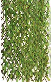 velikosti, v 1barevném odstínu světle zelené s hnědým okrajem, imitují živý plot z listnatých dřevin jako