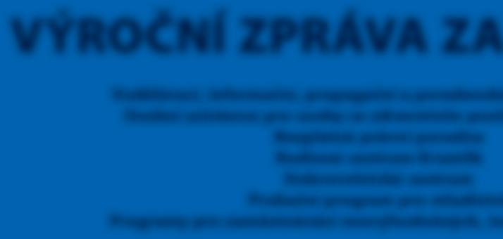 VÝROČNÍ ZPRÁVA ZA ROK 2012 Vzdělávací, informační, propagační a