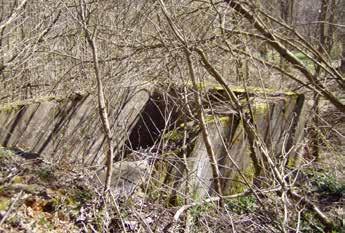 -657- Na úrovni zaniklé obce Vojnovice říčku Odru přemosťuje betonový most. Vojnovice stávaly na levém břehu řeky Odry v bočním údolí Lazského potoka.