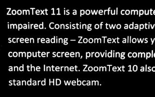 Kapitola 7 Nástroje ZoomTextu 201 Kamera ZoomTextu Nástroj Kamera vám umožní použít jakoukoli webovou kameru s vysokým rozlišením (HD) ke zvětšování tištěných materiálů a dalších předmětů na