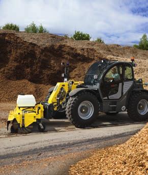 Top vlastnosti: - Ecospeed-pohon: Urychluje přesné, plynulé cestování od 0-40 km/h, s nejlepšími hodnotami v tahu - Přesné ovládání hydraulického příslušenství - díky ergonomickému posuvníku pro