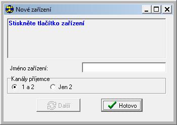 RXH-2K/RXH-4K SATEL 5 klíčenku nedostupný. Aktivní tlačítka bezdrátového ovladače budou 1 / (RXH-2K) nebo 1 /, 2 / a 3 / (RXH-4K), ostatní tlačítka budou neaktivní.