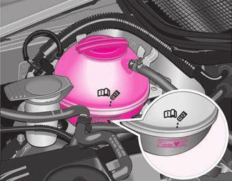 248 Kontrola a doplňování Chladicí kapalina Chladicí systém je z výroby plněn mrazuvzdorným prostředkem (fialové barvy), který odpovídá specifikaci TL-VW 774 F.