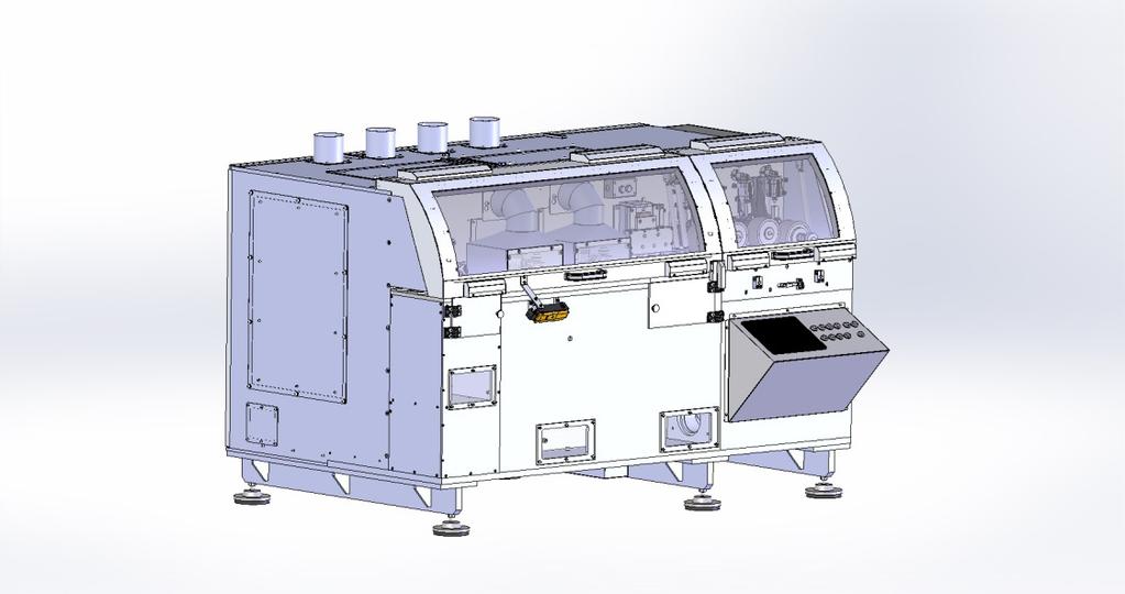 S62 Drážkovací stroj Vodící drážka Šířka: Výška: 0.9 mm 2 mm Napětí: 3+ PEN, 400 V, 50 HZ Příkon: 14 kw Počet vřeten: 3 Tlak. vzduch:pracovní tlak 0.6 0.