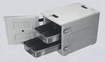 uzavírací spony víka termoport s víkem pro uložení: 3x GN 1/1 hl. 65 2x GN 1/1 hl. 100 1x GN 1/1 hl.
