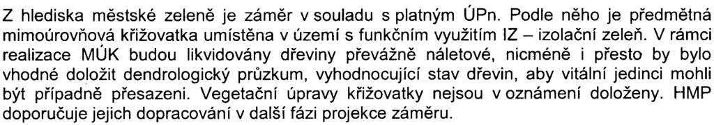 - 3 z 10 - S-MHMP-170506/2007/00PNI/EW369-2/No1 fázi projektové pøípravy dopracovat rozptylovou studii, která pøedpokládaný vývoj kvality ovzduší v území potvrdí.