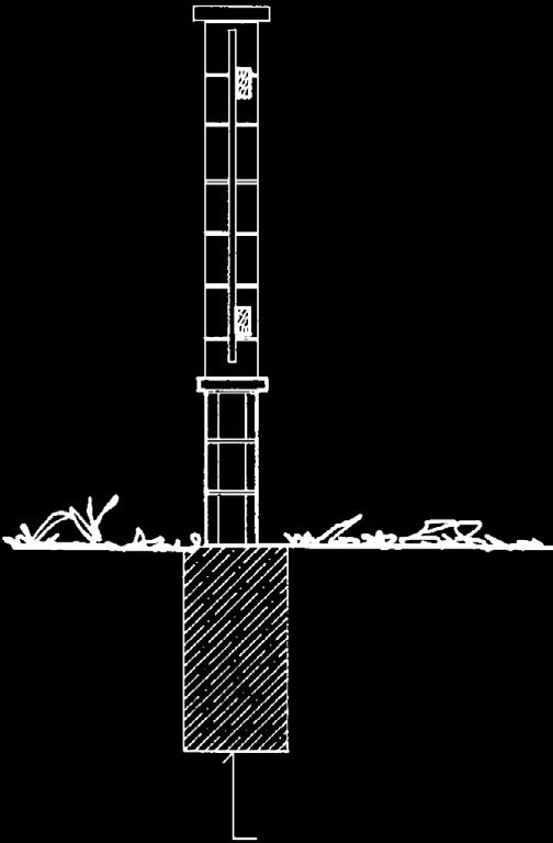 do 1/2 jeho výšky 400 400 probetonovat 600 800 základové konstrukce nutno navrhnout dle místních podmínek doporučené provedení základu