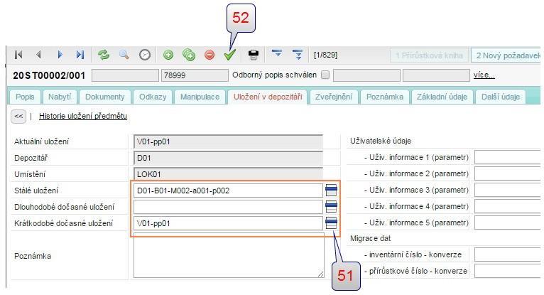 databáze stiskem tlačítka [52] nebo z klávesnice stiskem alt + enter.