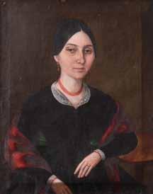 Neznámý autor Hlava ženy olej, plátno, 45 x 50 cm, rám 5 000 Kč ( 200) 361.