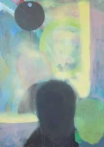 417 415 417. Martina Walterová (1988) Pravý úhel olej, plátno, 2016, 80 x 140 cm, sign. na zadní straně Martina Walterová, blindrám, žákyně prof.