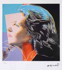 cm, značeno PD v tisku Andy Warhol, 22/100, na zadní straně razítko Art Gallery New York a Leo Castelli New York 3 000 Kč (