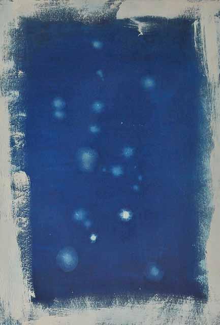 67. Václav Rožánek (1913 1994) Výsek noční krajiny tempera, papír, 44 x 31,5 cm, rám,
