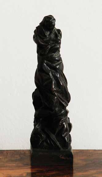 Otto Gutfreund (1889 1927) Malá úzkost bronz, v. 22 cm, značeno G.