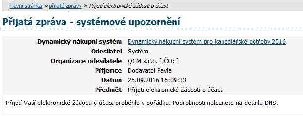 Jakmile máte vyplněny všechny údaje a přiloženy odpovídající soubory, můžete kliknout na tlačítko pokračovat, čímž přejdete na stránku pro elektronické podepsání nabídky, vizte kapitolu Elektronický