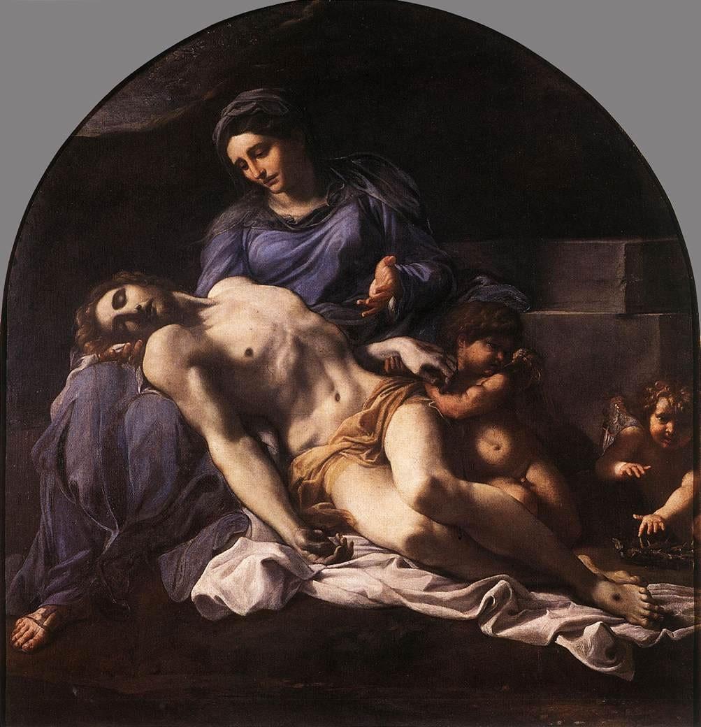 Annibale Carracci, Pieta, 1599-1600 Pozn.