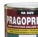 Barva je určena k základním nátěrům oceli a železa pro vnitřní i vnější prostředí, zejména pod syntetické na vzduchu schnoucí nátěrové hmoty.