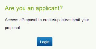 V nabídce Are you an applicant? ( Jste žadatel? ) klikněte na Login.