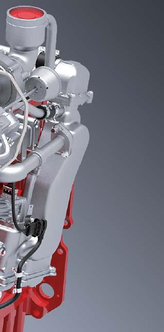 Hlavní výhody: Nové elektronicky řízené čtyřválcové motory TCD 3.