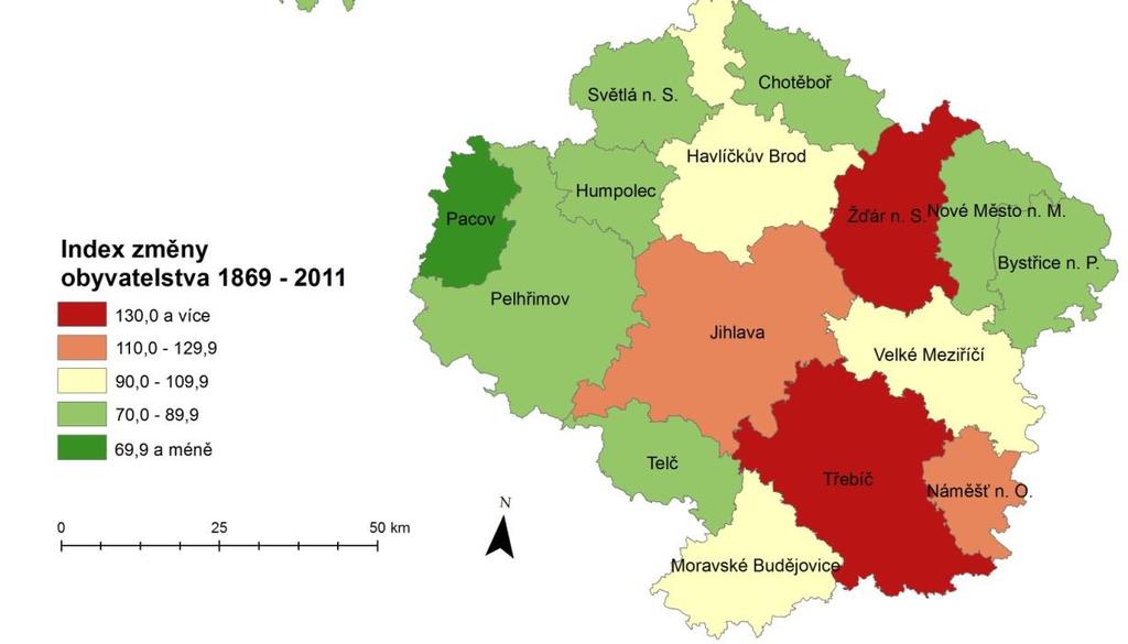 Generalizace trendů mikror. diferenciace popul. vývoje 1869-2011: Selektivní povaha vývoje (u 2/3 mikror. depopulace) Nejdynamičtější diferenc.= od WWII do 80-l. 20.st. Koncentrace do silných prům.