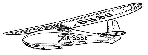 klasická, převážně RC maketa německého motorového větroně je určena pro zkušené modelu je klasická, převážně Školní i soutěžní RC větroň