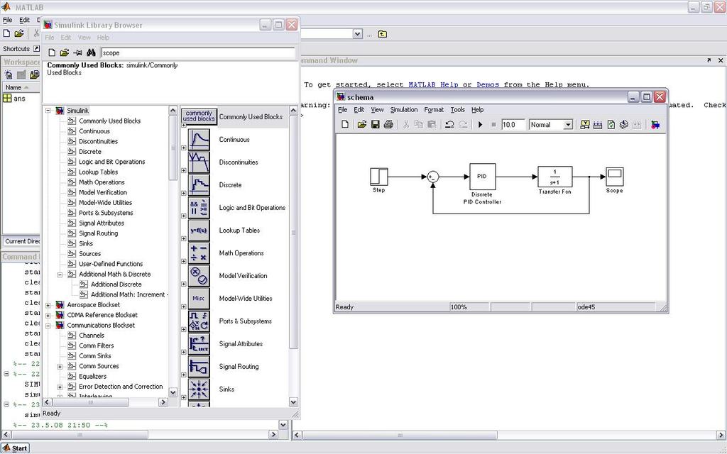 UTB ve Zlíně, Fakulta aplikované informatiky, 2008 17 Obrázek 3 Simulink 2.1.2 GUIDE Nástroj Guide je v Matlabu využíván k tvorbě grafického uživatelského rozhraní.