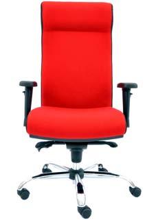 Popis: Židle je vybavena synchronním mechanismem, který umožňuje dynamické a zdravé sezení. Mechanismus jednoduše nastaví sklon opěradla i sedáku.