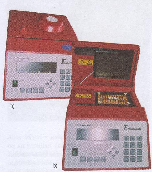 b)techniky založené na PCR (PCR = polymerázová řetězová reakce) izolace DNA amplifikace