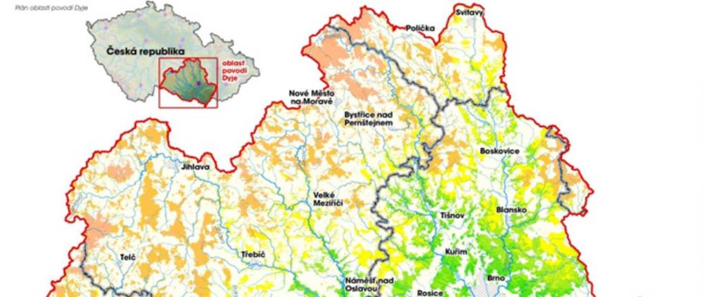 1.8 Údaje o zemědělství V okolí řešeného úseku se nenacházejí žádné sady ani pastviny. Na polích, které se nacházejí podél toku, jsou pěstovány obiloviny, kukuřice a řepka olejka.