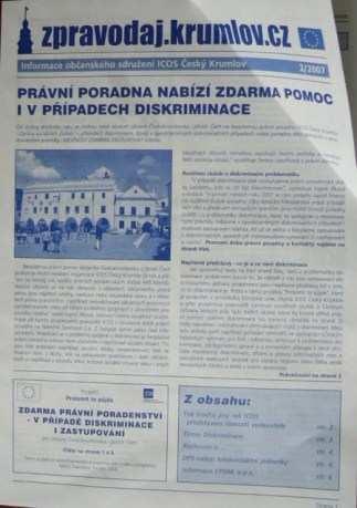 regionální periodikum, připravili a vydali další z řady publikací, tentokrát k tématu dobrovolnictví a průběžně jsme připravovali další informačně propagační materiály a aktivity s cílem zvýšit